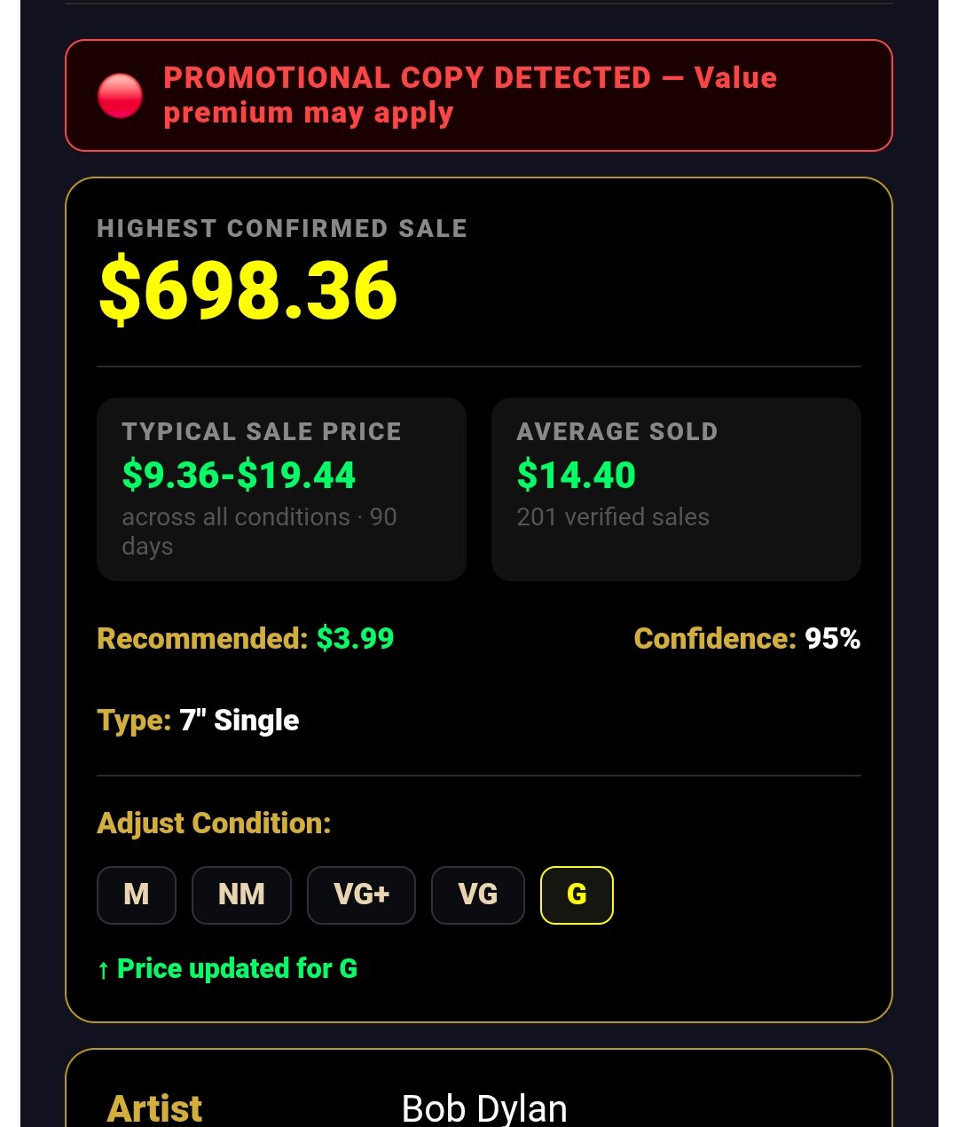 Promo copy detection